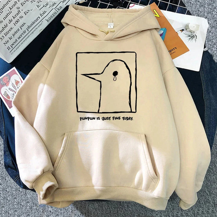 Stilla | Hoodie med Punpun Design