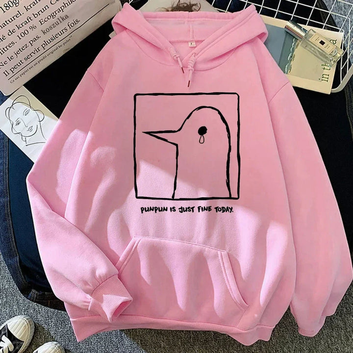 Stilla | Hoodie med Punpun Design