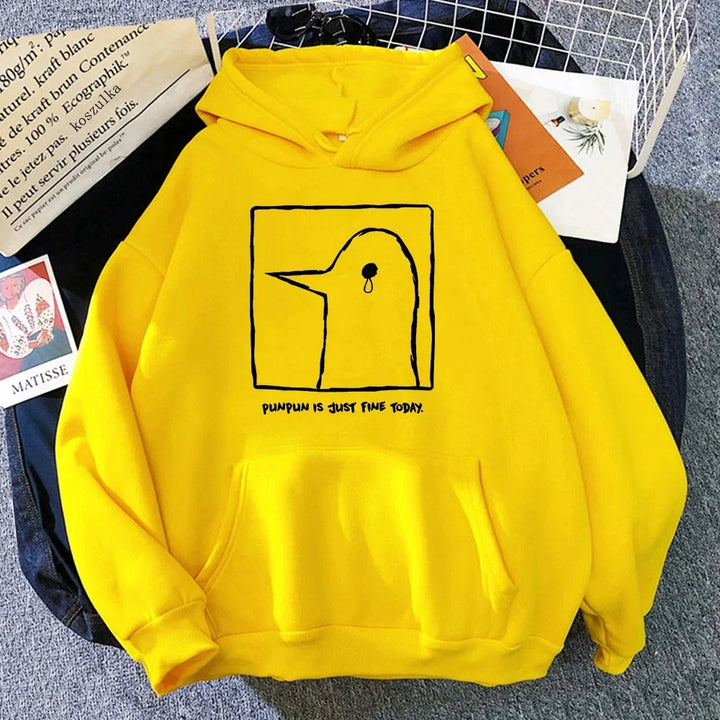 Stilla | Hoodie med Punpun Design