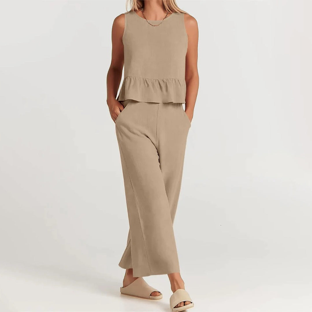 Stilla | to Dels Jumpsuit Kjole Til Kvinder Stilfuld og Alsidig