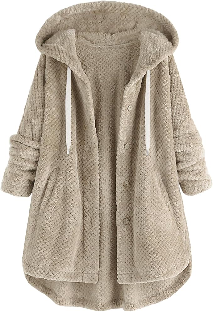 Stilla | Oversize Frakke Varm Damfrakke Med Fleece For, Stilfuld Og Behagelig