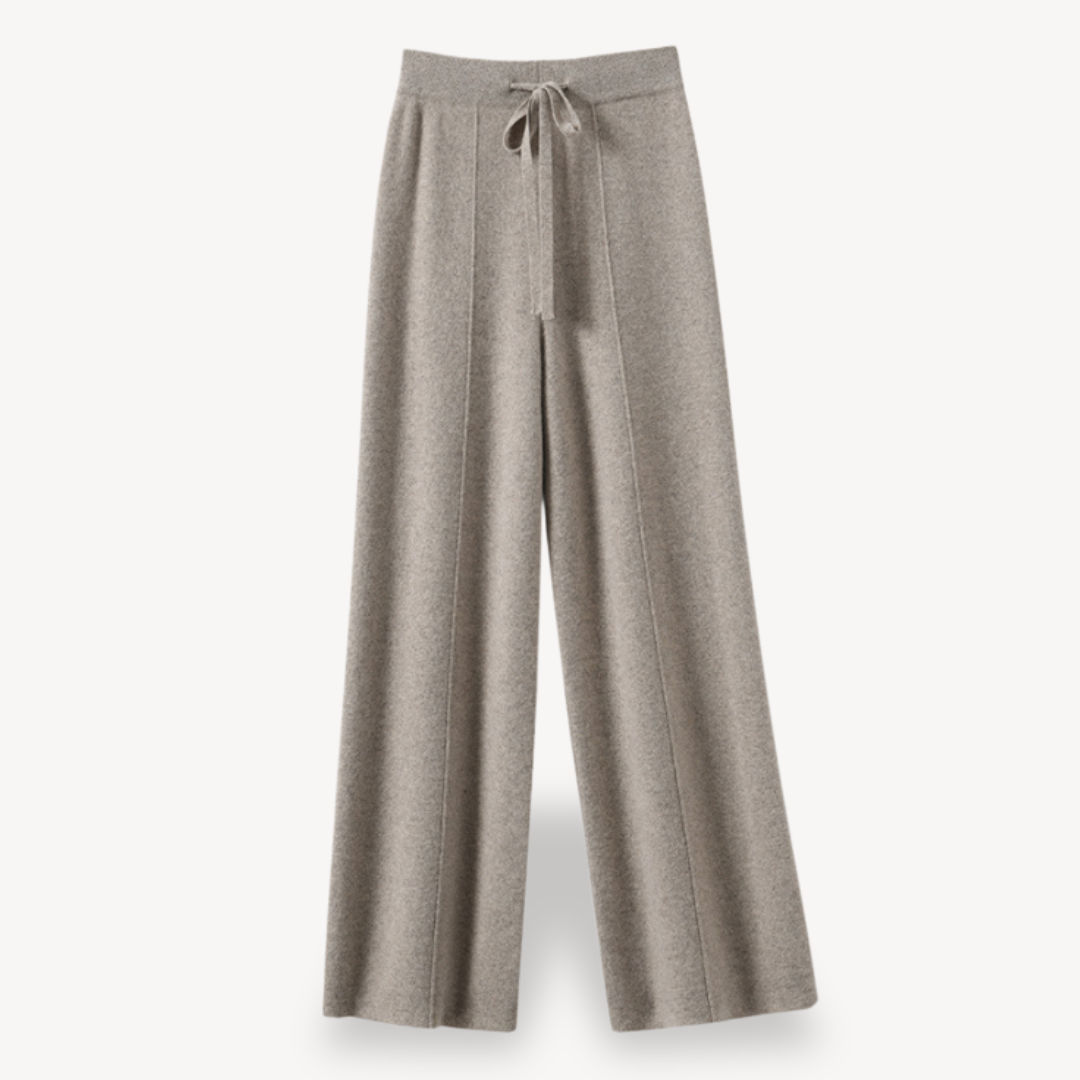 Stilla | Kvinders Cashmere Bredbenede Bukser Luksuriøs Loungewear