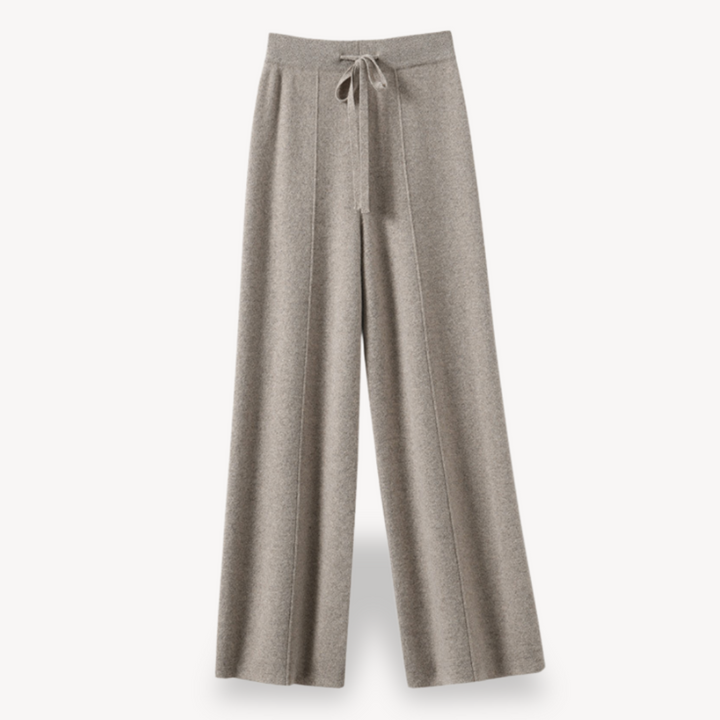 Stilla | Kvinders Cashmere Bredbenede Bukser Luksuriøs Loungewear