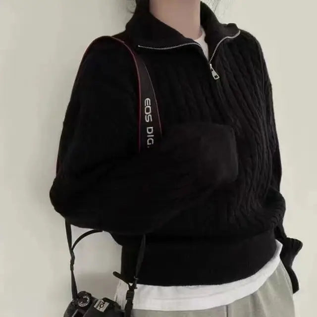 Stilla | Mid-langt Finstrikket Pulli