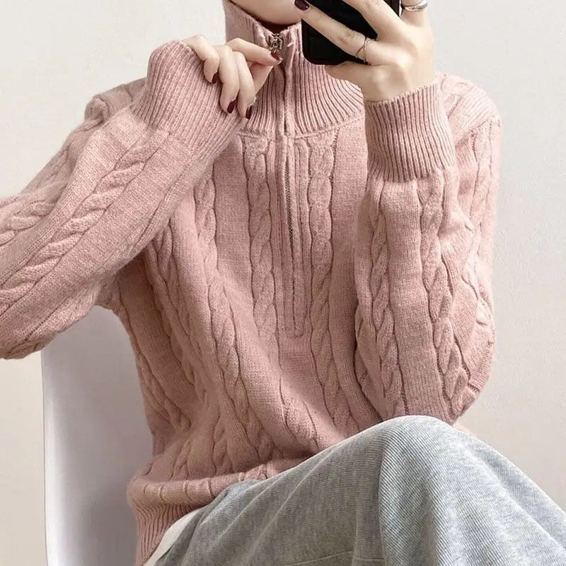 Stilla | Mid-langt Finstrikket Pulli