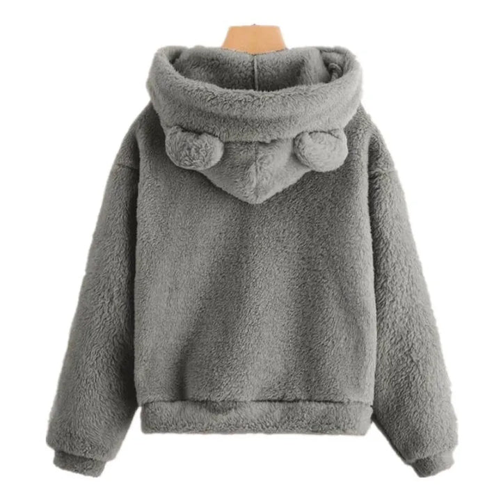 Stilla | Dame Hoodie med Teddyører