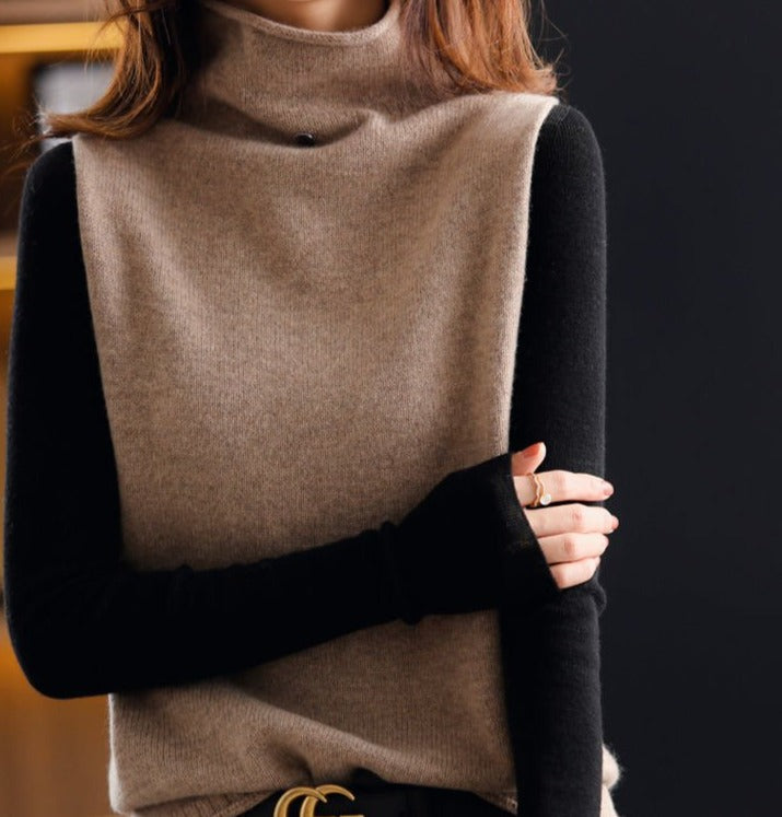 Stilla | Pullover med rullekraveblok