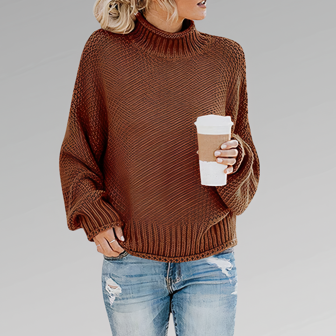 Stilla | Strikpullover Med Rullekrave