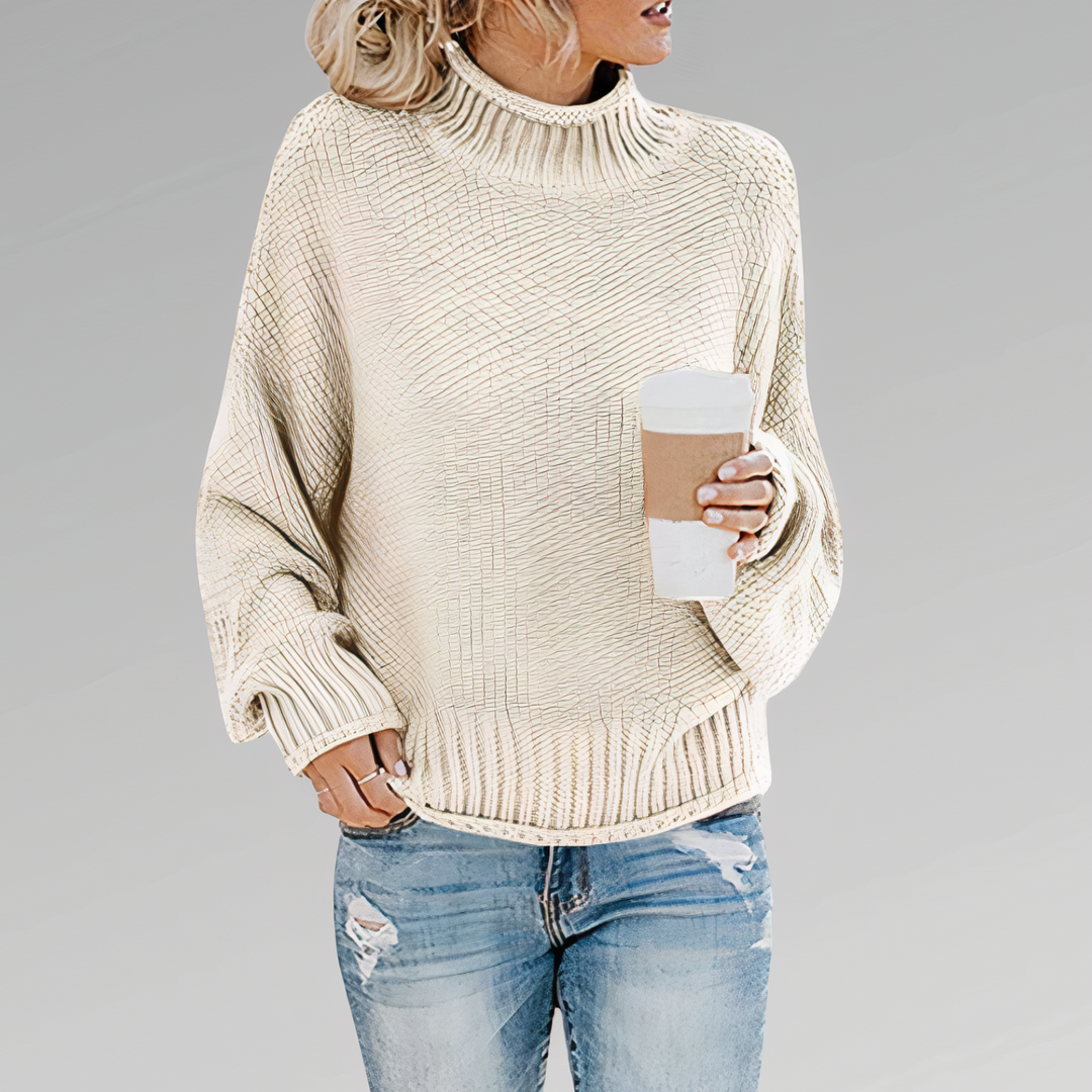 Stilla | Strikpullover Med Rullekrave