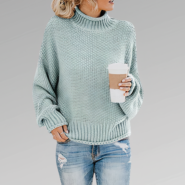 Stilla | Strikpullover Med Rullekrave