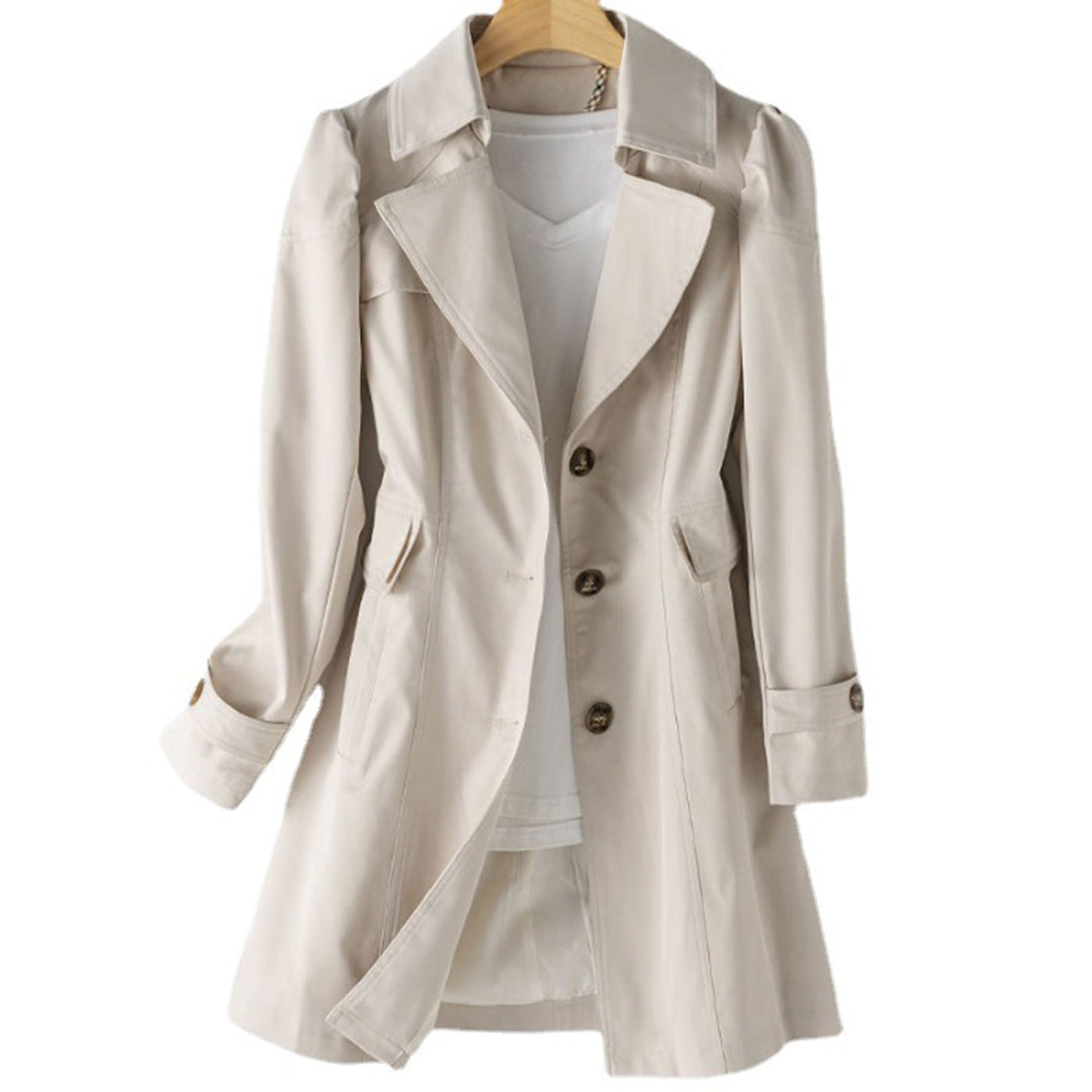 Stilla | Dame Fit-And-Flare Trenchcoat