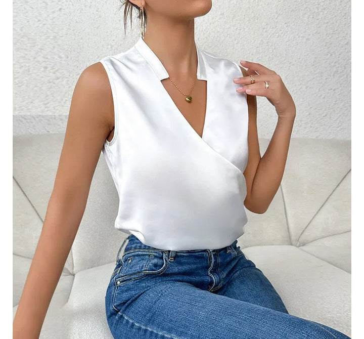 Stilla | Elegant ærmeløs top