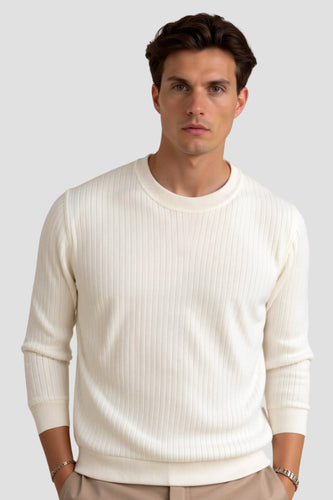 Stilla | Pullover Lavet Af Ribstrikket