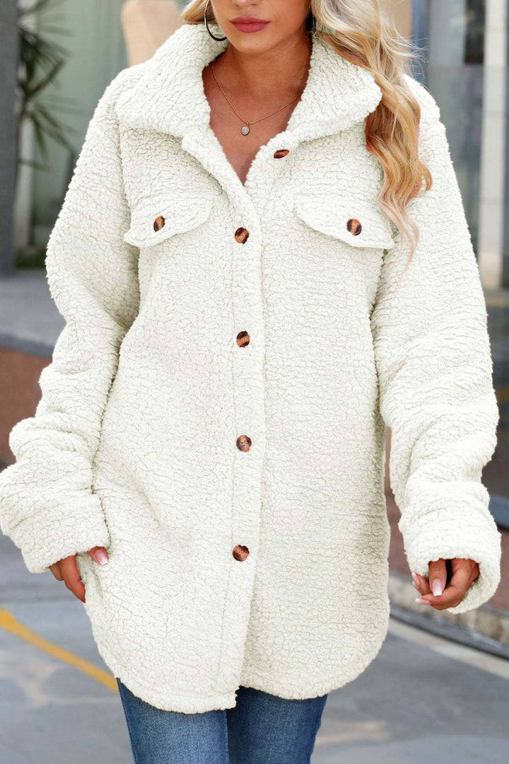 Stilla | Uni-fleece Frakke, Enkeltknap Og Revers