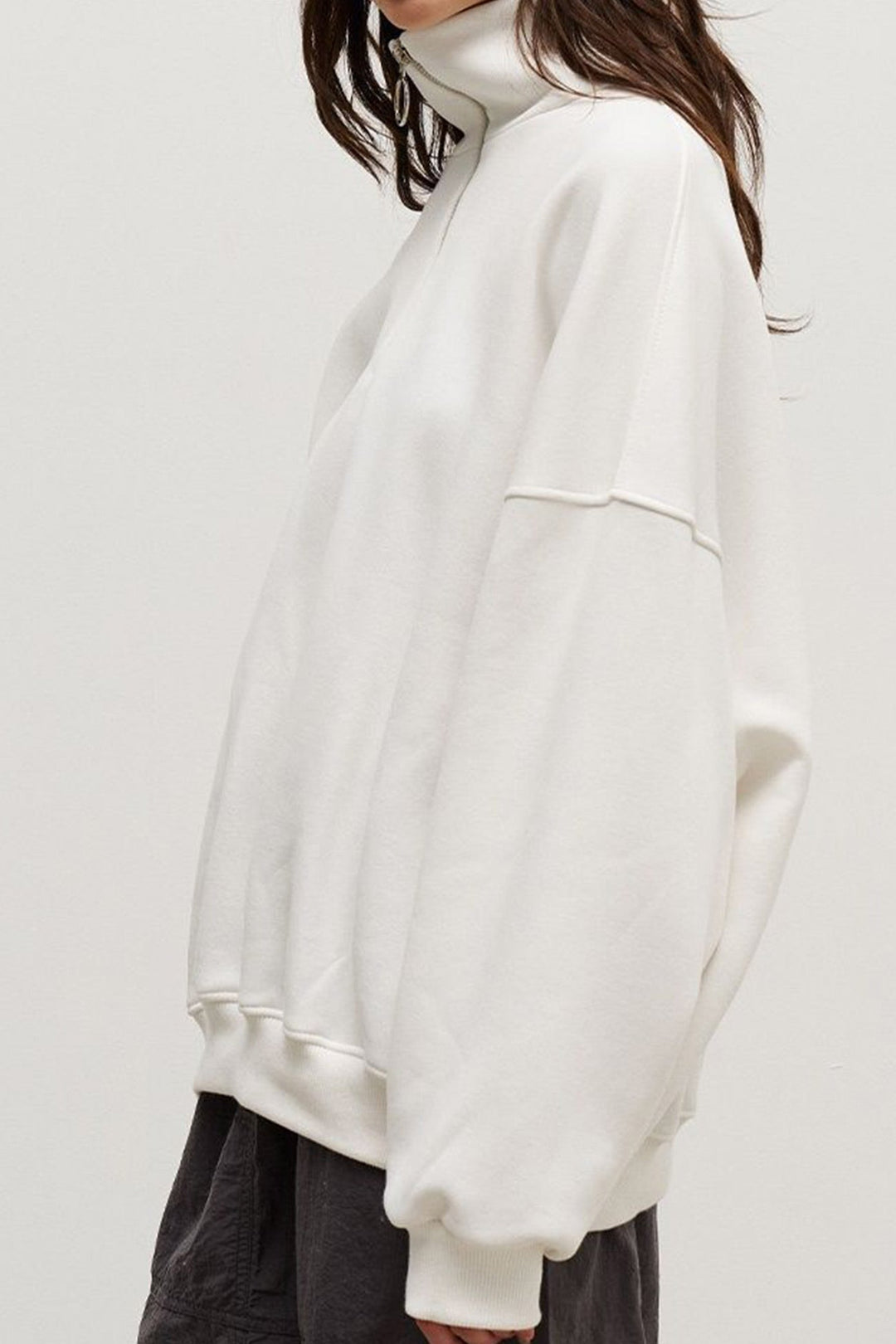 Stilla | Sweat Med Reversed Zip