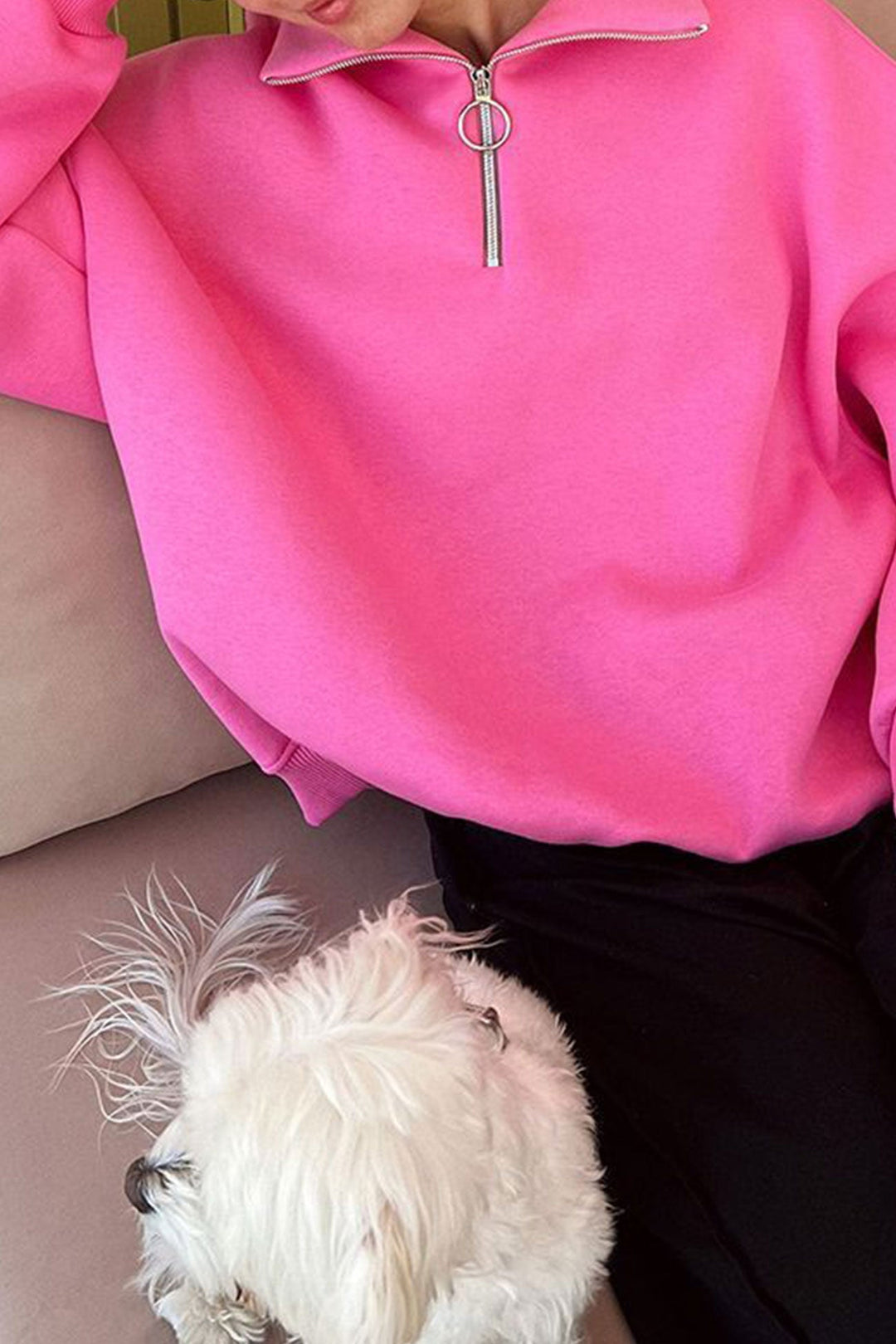 Stilla | Sweat Med Reversed Zip