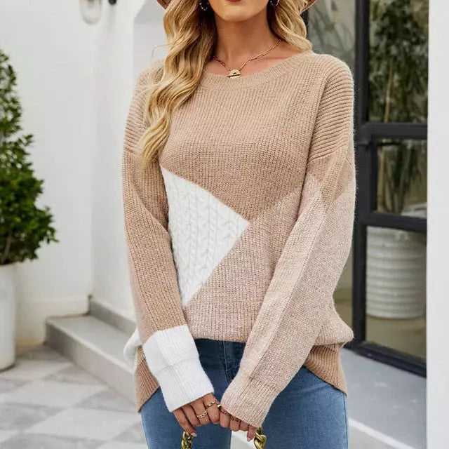 Stilla | Strikpullover Chic Moderne Stil Ideel til vinteren