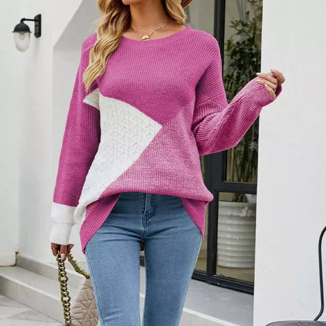 Stilla | Strikpullover Chic Moderne Stil Ideel til vinteren