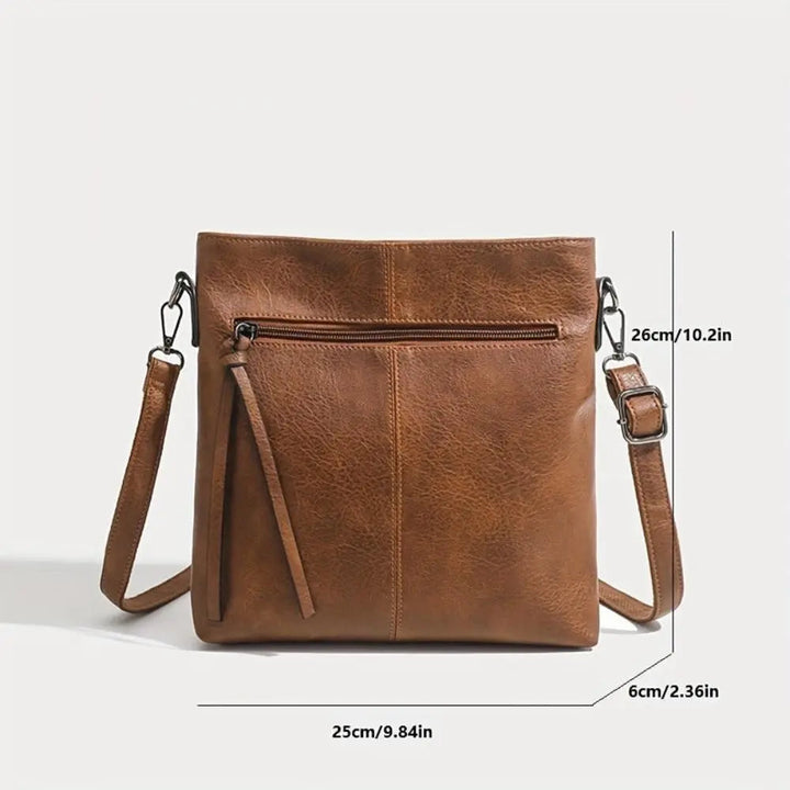 Stilla | Retro Firkantet Crossbody Taske