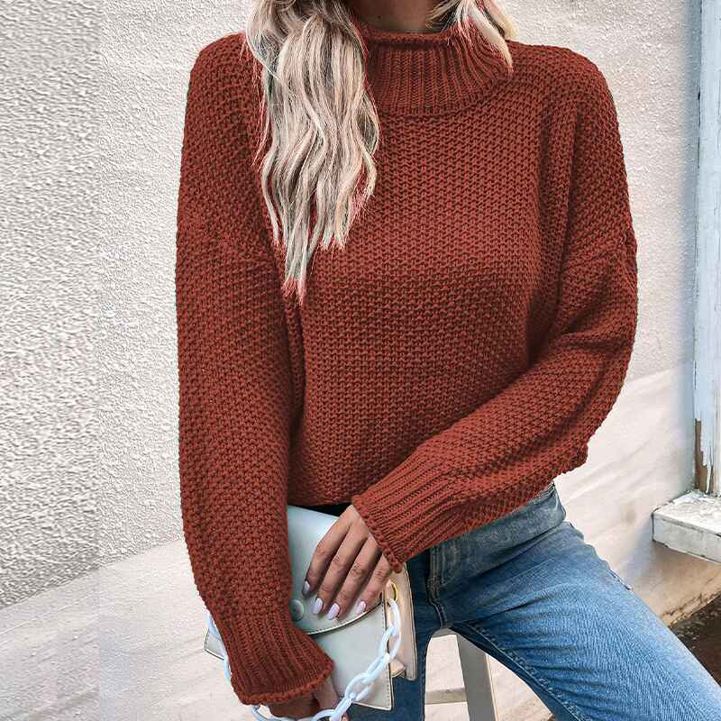 Stilla | Lækkert skåret sweater med trendfaktor