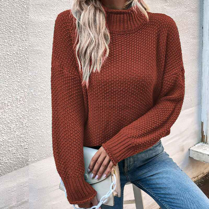 Stilla | Lækkert skåret sweater med trendfaktor