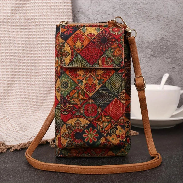 Stilla | Boho Blomster Crossbody Pung