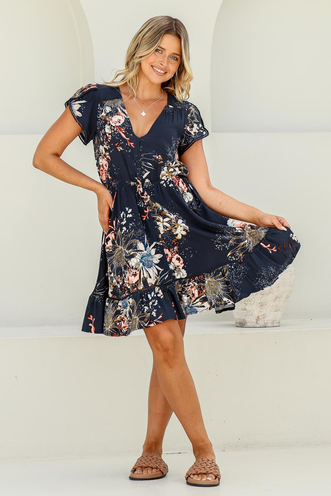 Stilla | Legende Boho Minikjole