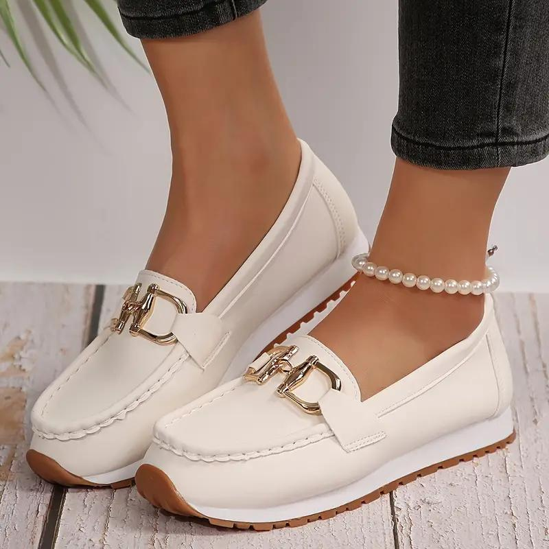 Stilla | Metallic Buckle Slip On Vandresko Damesko