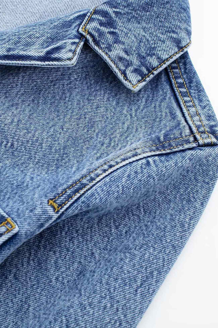Stilla | Jeanskombinationer Med Lange Ærmer, Lommer Og Høj Talje