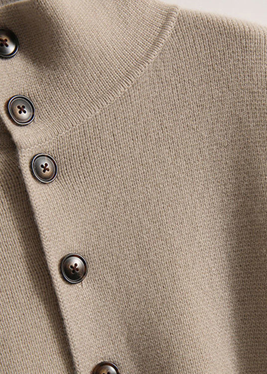 Stilla | Pullover med rullekrave og knapliste