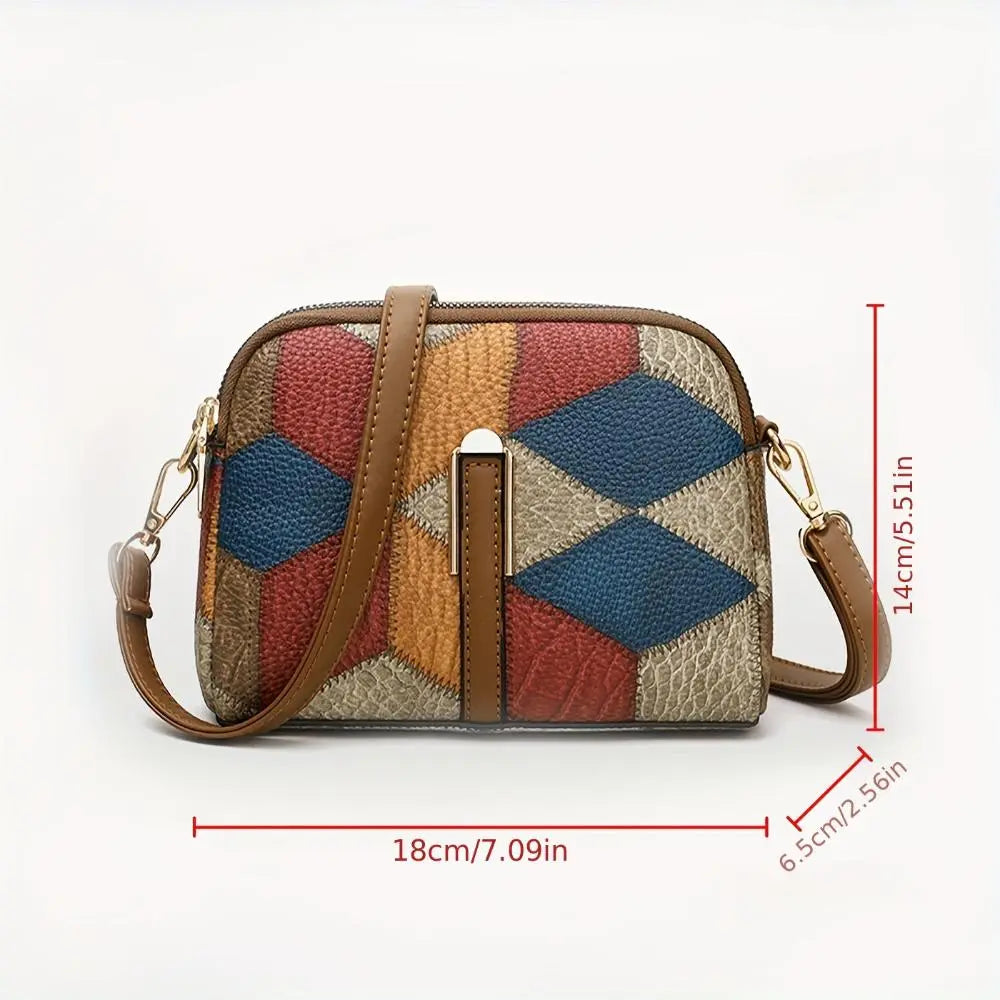 Stilla | Patchwork Min Crossbody Bag