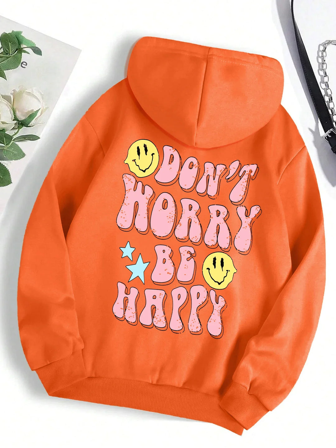 Stilla | Worry Be Happy Hoodie til Damer