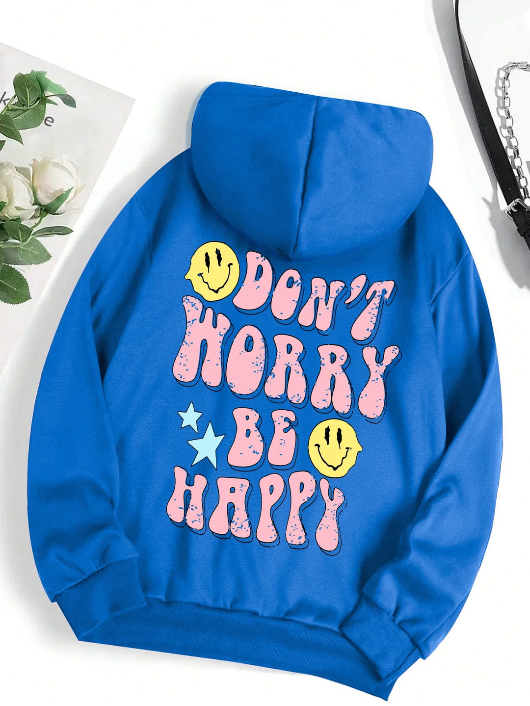Stilla | Worry Be Happy Hoodie til Damer