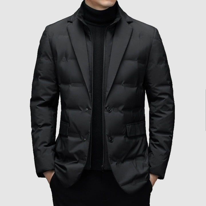 Stilla | Elegant varm herre vinterfrakke i klassisk moderne stil