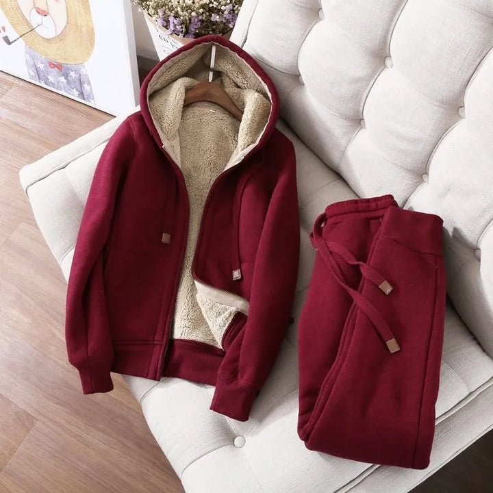 Stilla | Fritidsdragt Af Ensfarvet Fleece