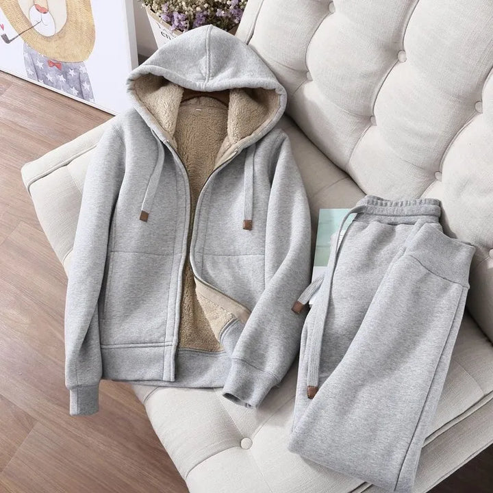 Stilla | Fritidsdragt Af Ensfarvet Fleece