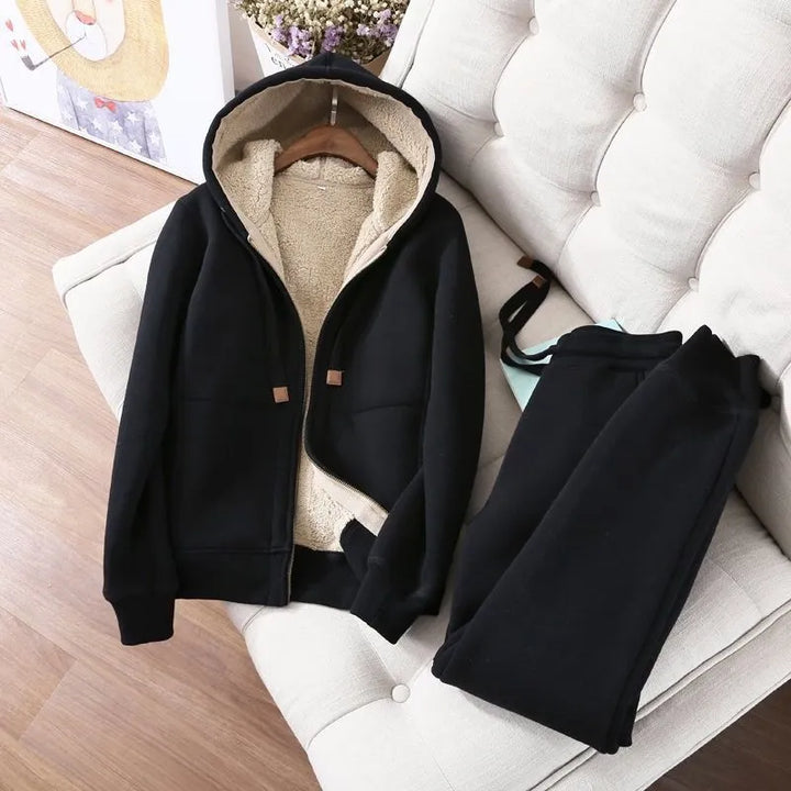 Stilla | Fritidsdragt Af Ensfarvet Fleece
