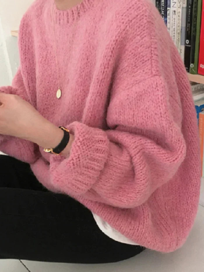 Stilla | Oversize Håndvævet Sweater Til Kvinder