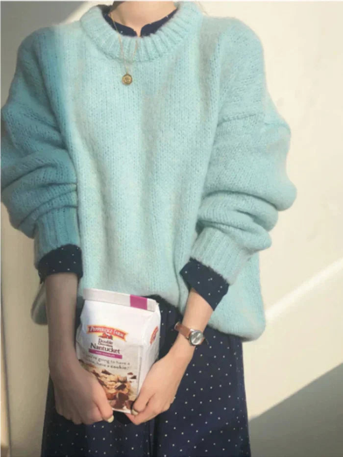 Stilla | Oversize Håndvævet Sweater Til Kvinder