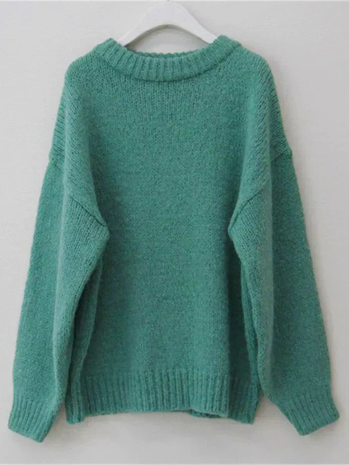Stilla | Oversize Håndvævet Sweater Til Kvinder