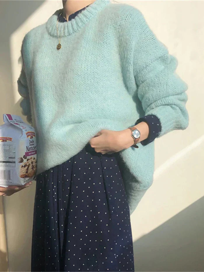 Stilla | Oversize Håndvævet Sweater Til Kvinder