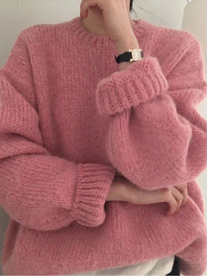 Stilla | Oversize Håndvævet Sweater Til Kvinder