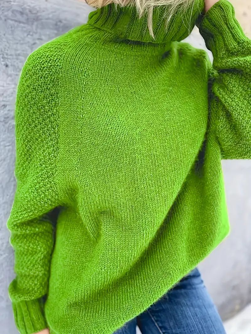 Stilla | Pullover Dame Med Ståkrave Og Raglanærmer