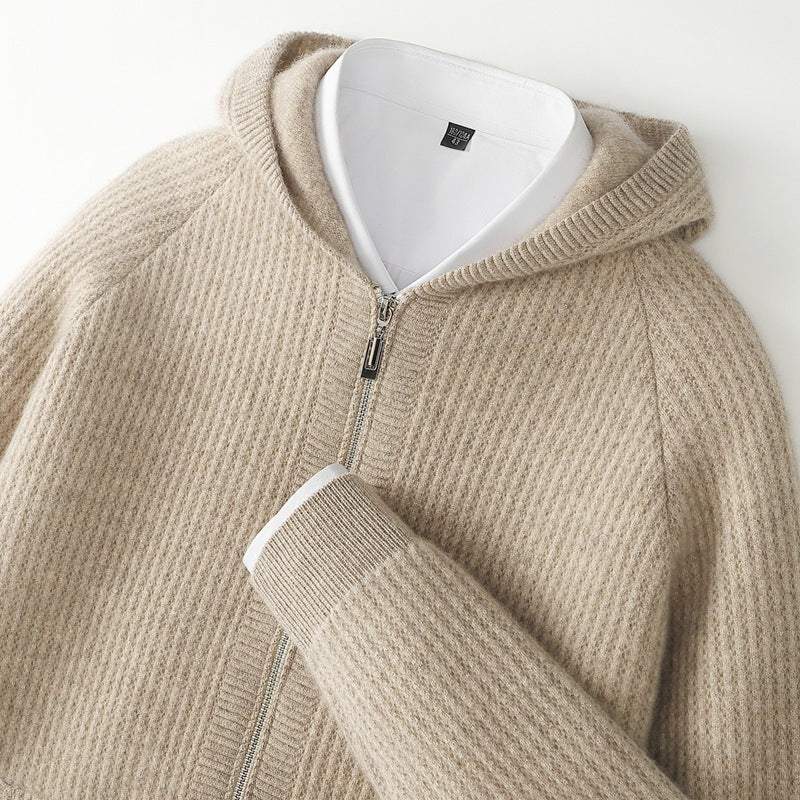 Stilla | Cashmere Lynlås Hoodie
