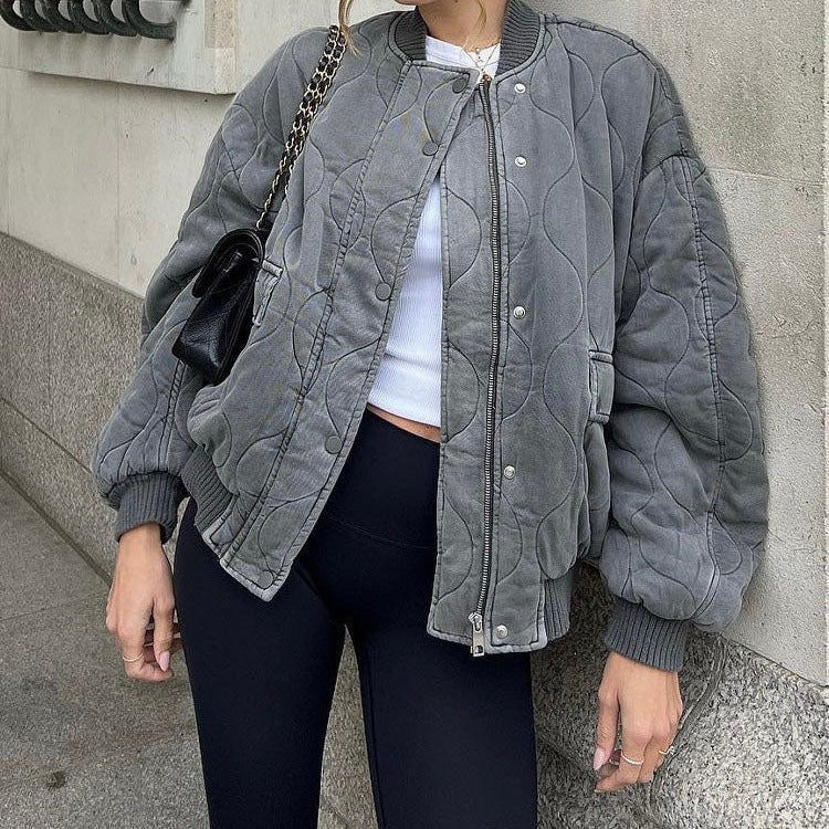 Stilla | Oversized Steppet Jakke