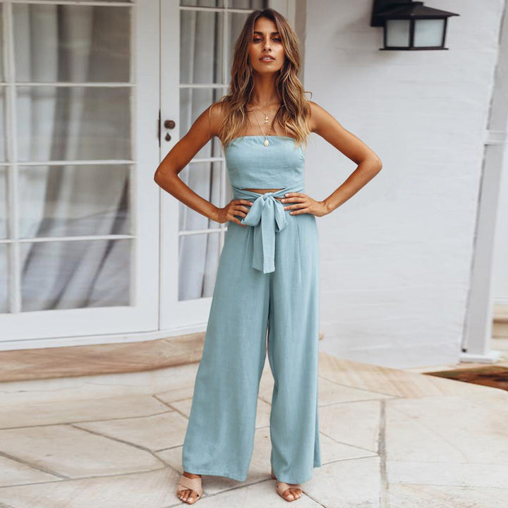 Stilla | Elegant Overall med Sløjfe