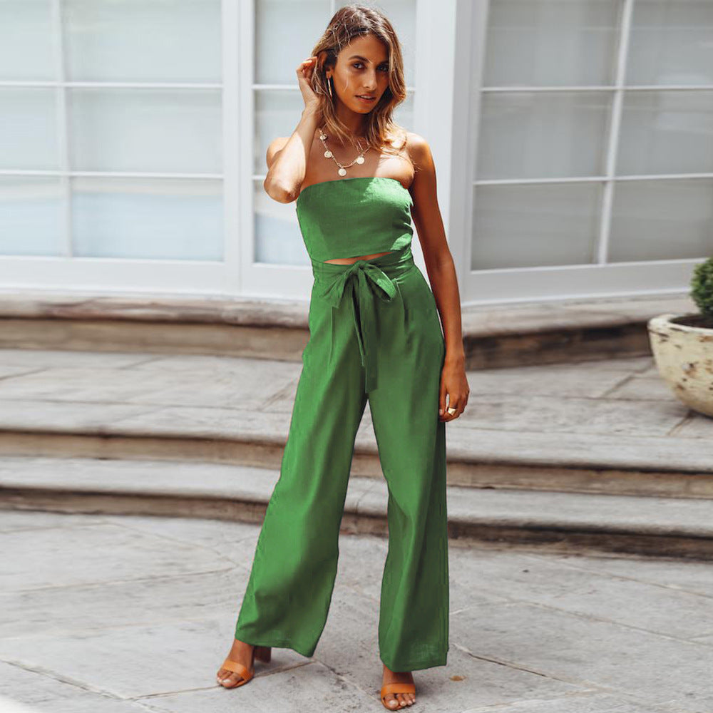 Stilla | Elegant Overall med Sløjfe