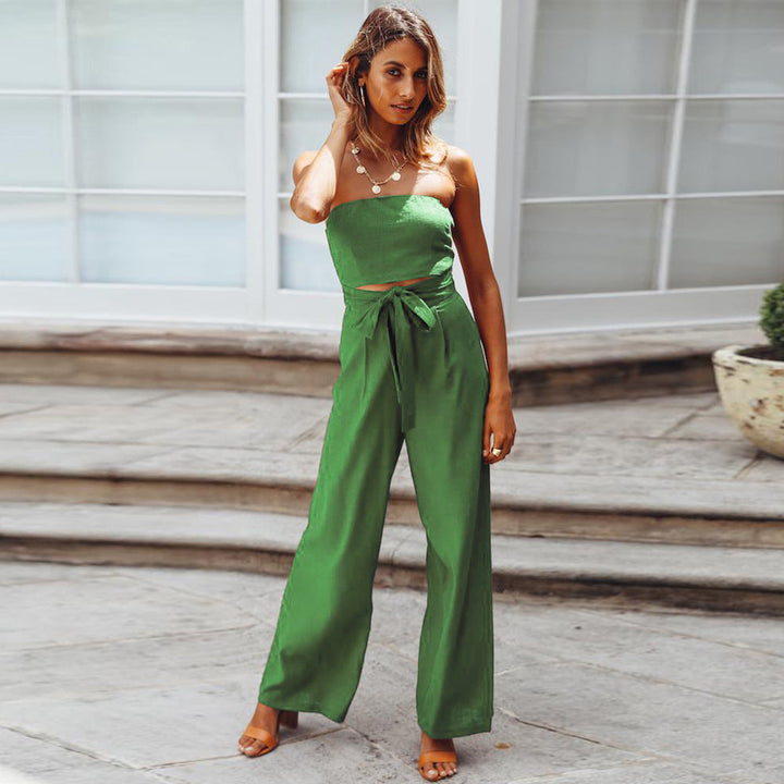 Stilla | Elegant Overall med Sløjfe