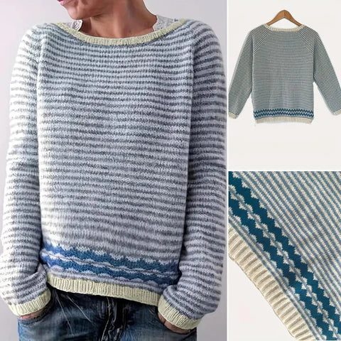 Stilla | Stribet Pullover Look