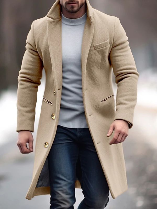 Stilla | Moderne herrefrakke med knapper